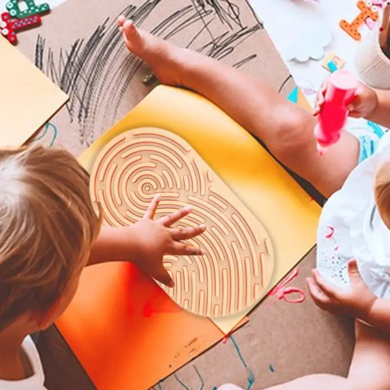 Planche d'Activités Sensorielles en Silicone pour Enfant, Double Face, Jouet de Torsion, Activités de Voyage