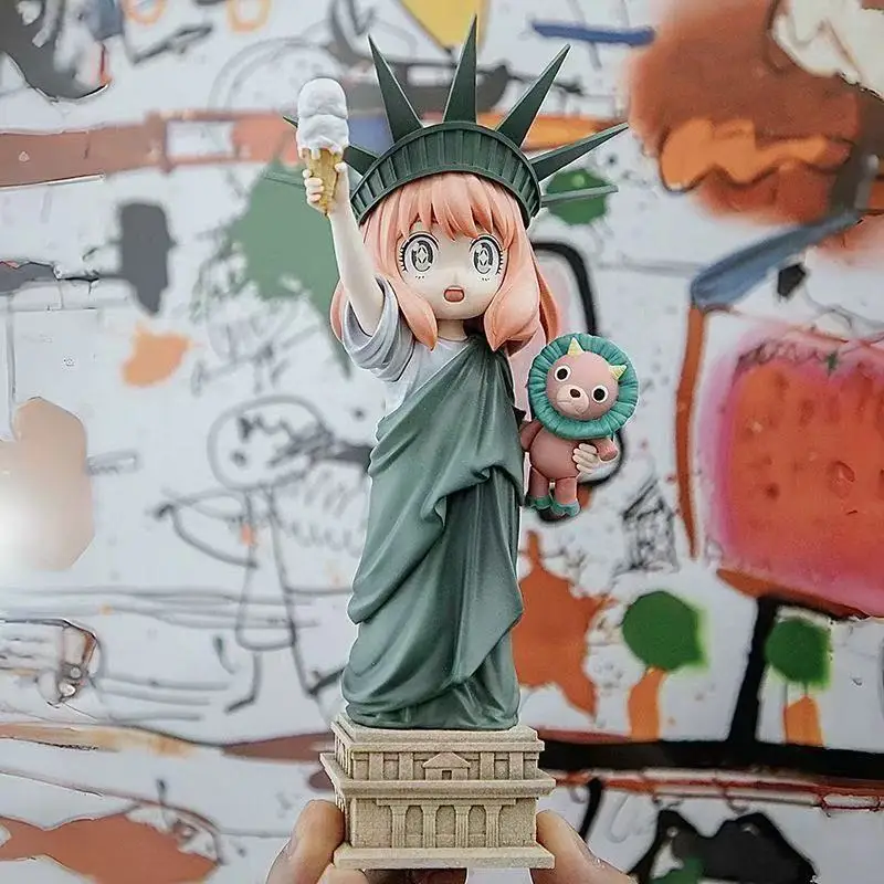 new hot Cute ARALE As Statue of Liberty  Stand Ver. Anime Action Figure Toys 17CM