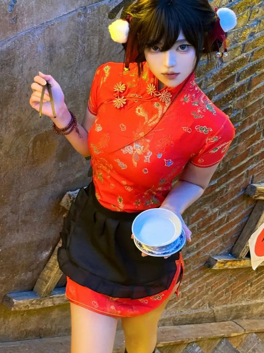 

Новый китайский Sle Dr loween Cisas Косплей orm Юбка горничной Комплект Лолита Ортокруглый воротник Низкий ...