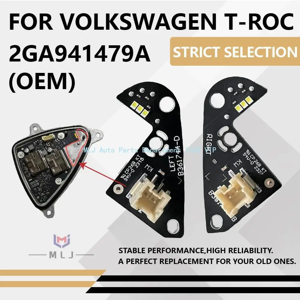 

For Volkswagen T-ROC LED daytime running light chip Headlight light source board Turn signal light source panel OEM 2GA941479A