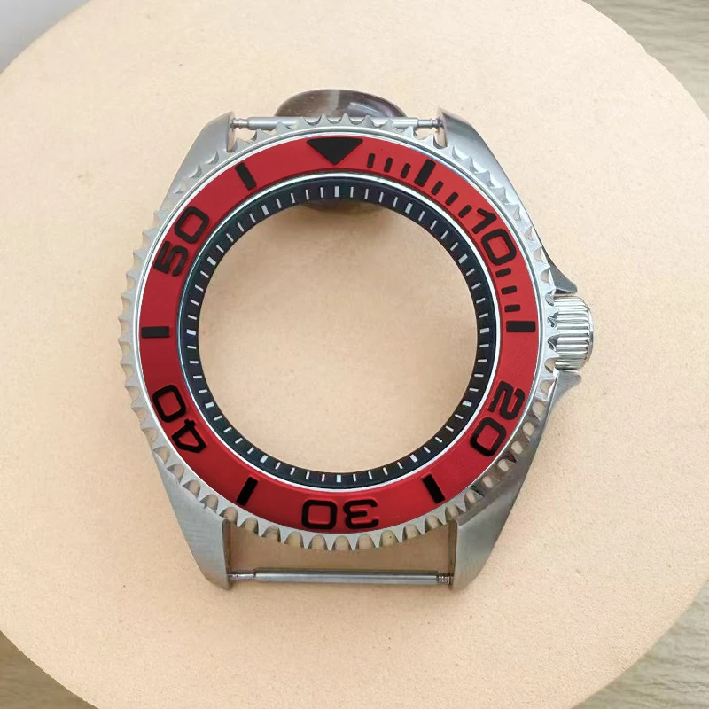 

3.0 oclock 42mm Watch Case Bilayer Dome Sapphire Glass Fits NH35 NH36 4R 7S Movement 28.5mm Dial 38mm*30.6mm Bezel Watch Cases