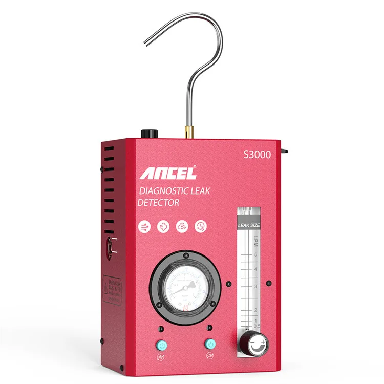 ANCEL S3000 X6 Model Electric Car Smoke Leak Detector EVAP Duct Smoke Leak Analyzer for Trucks