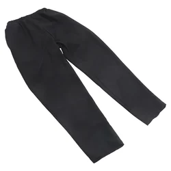 Pantalones de chándal para mujer, ropa de trabajo de Chef, ropa de trabajo holgada, uniforme de cantina, elástico, para hombres y