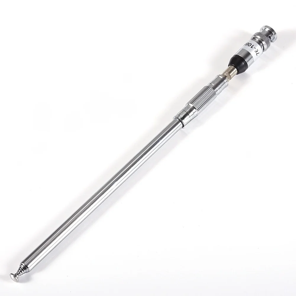 1pc FM Transmitter Antenna BNC Antenna 76-108MHz High Gain Telescopic Antenna Changbai Rod Antenna FM Broadcast Transmitter