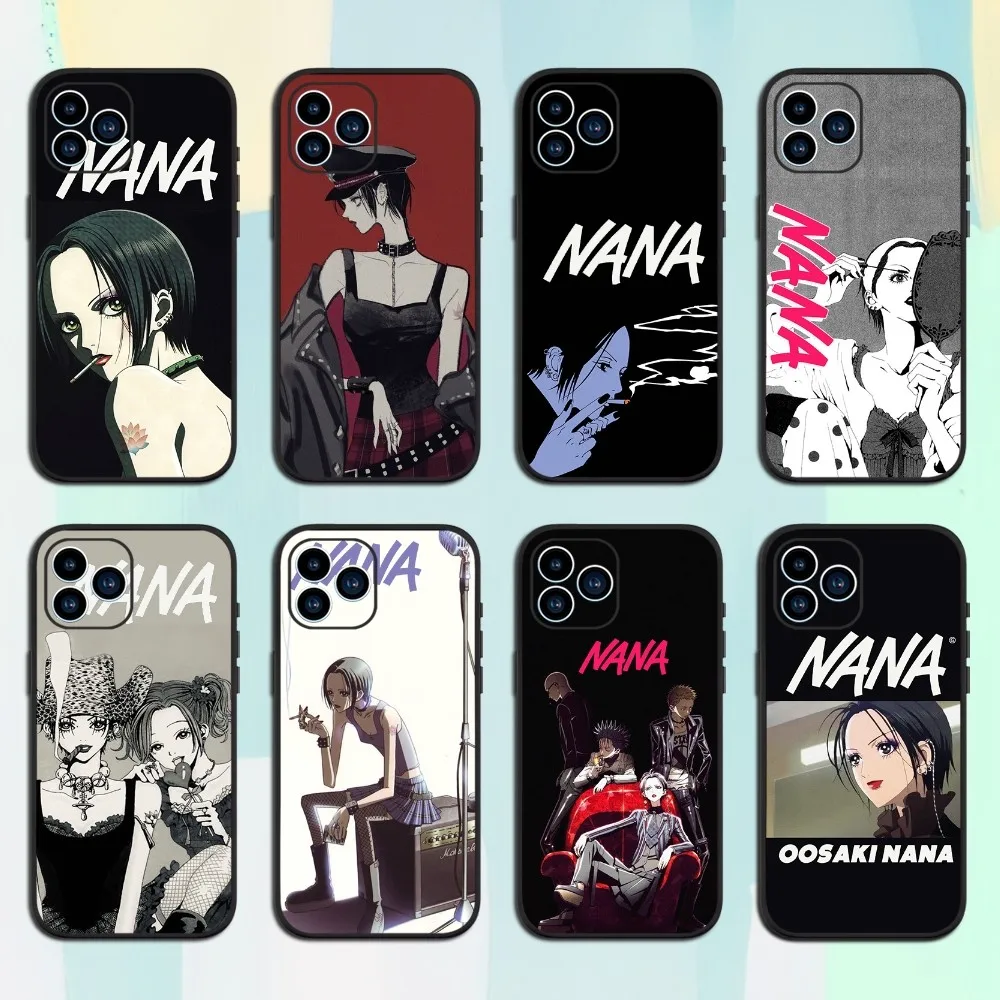 Anime Nana Osaki Line Phone Case For Samsung Galaxy S24 S22 Ultra S21 S23 S20 FE S10 Plus Note 20 10 Lite Soft Shell