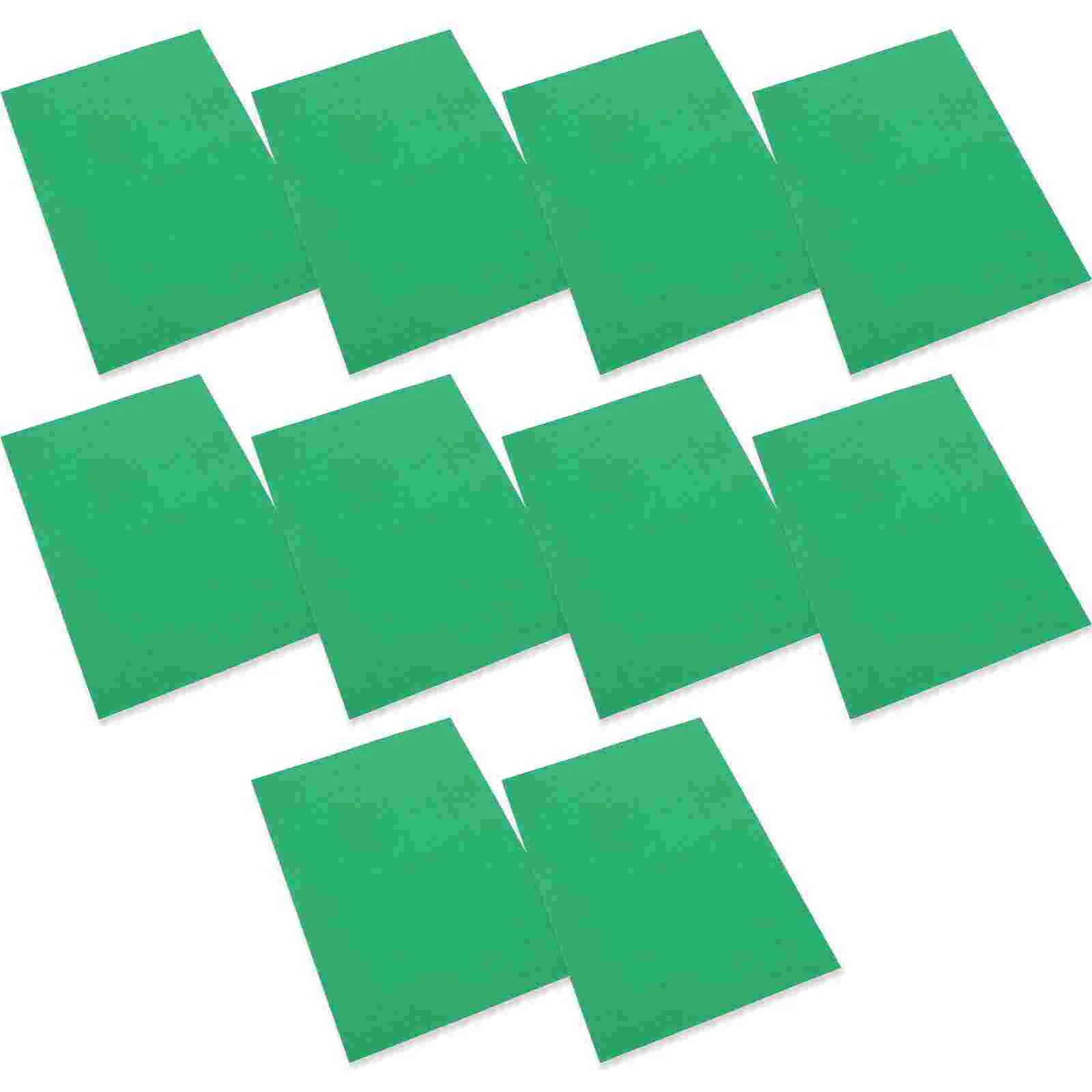 

10pcs Colored Cardstock Dark Green Cardstock Print Paper Printed Card Stock Paper For Scrapbook School Office Printing Diy Craft