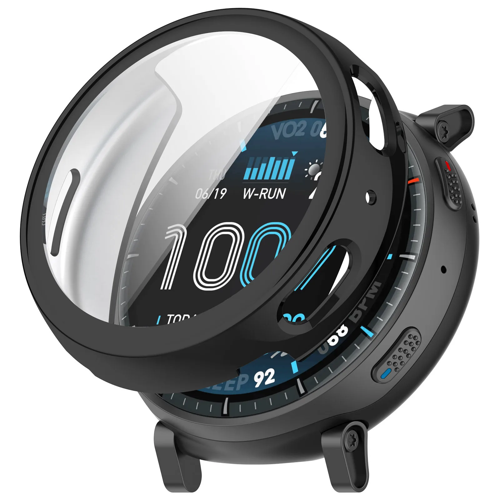 

Защитный чехол для экрана Amazfit Active Max, универсальный защитный чехол из ТПУ для умных часов Amazfit Active Max, противоударный корпус