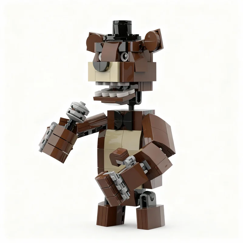 307pcs MOC Freddy Fazbear FNAF Model Bouwstenen Constructie DIY Speelgoed Kerstcadeaus Creatief Idee Onderwijs Kinderen Baksteen