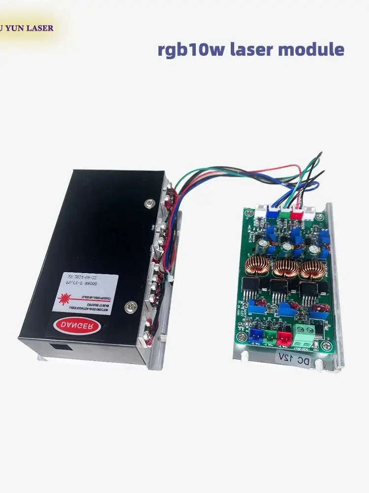 Module de lumière laser pour bricolage, TTL ou analogique en option, RVB 10W