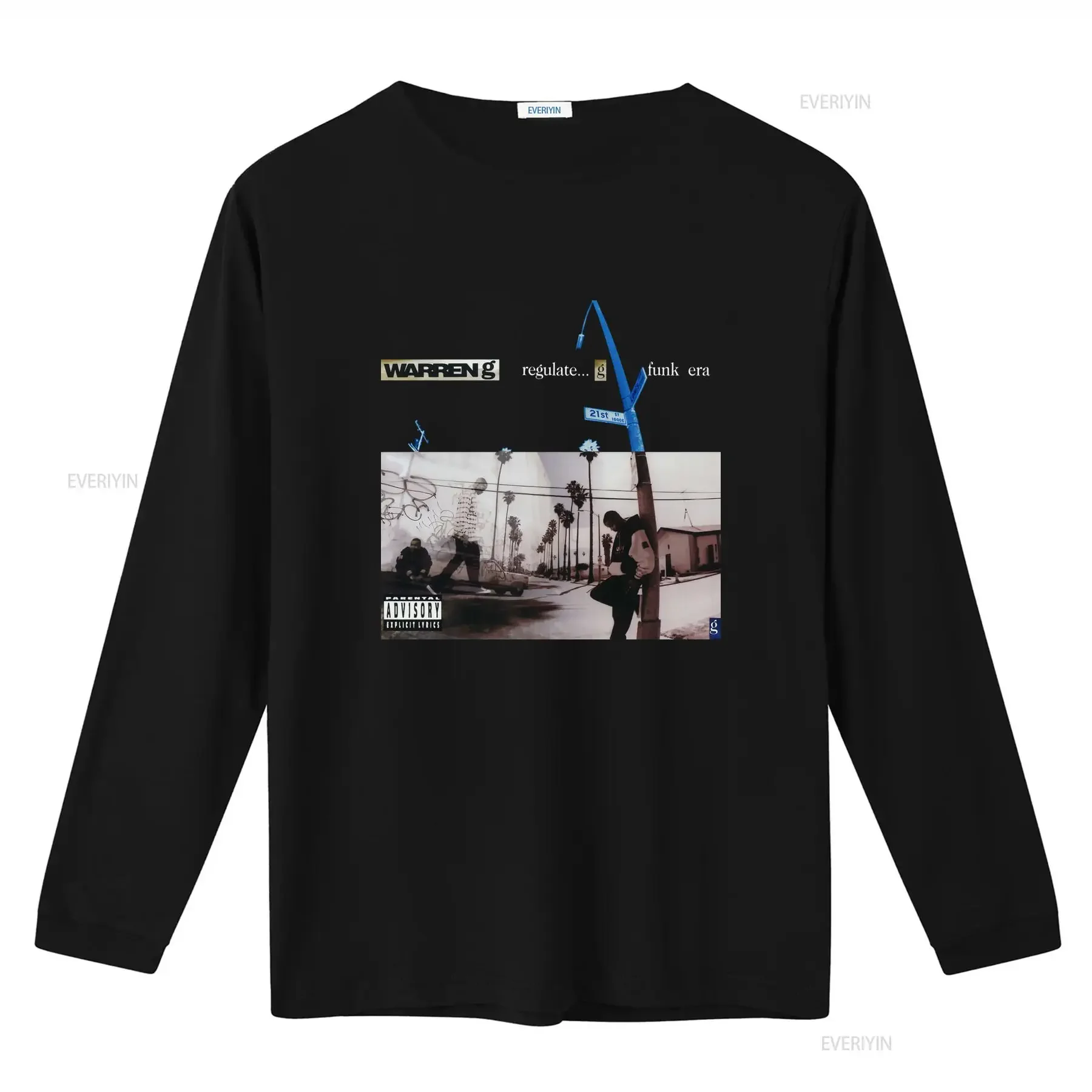 Warren G Regulate Rap Hip Hop Street Style T Shirt Urban Fashion Statement for Music Lovers vintage Washed homme Stretched