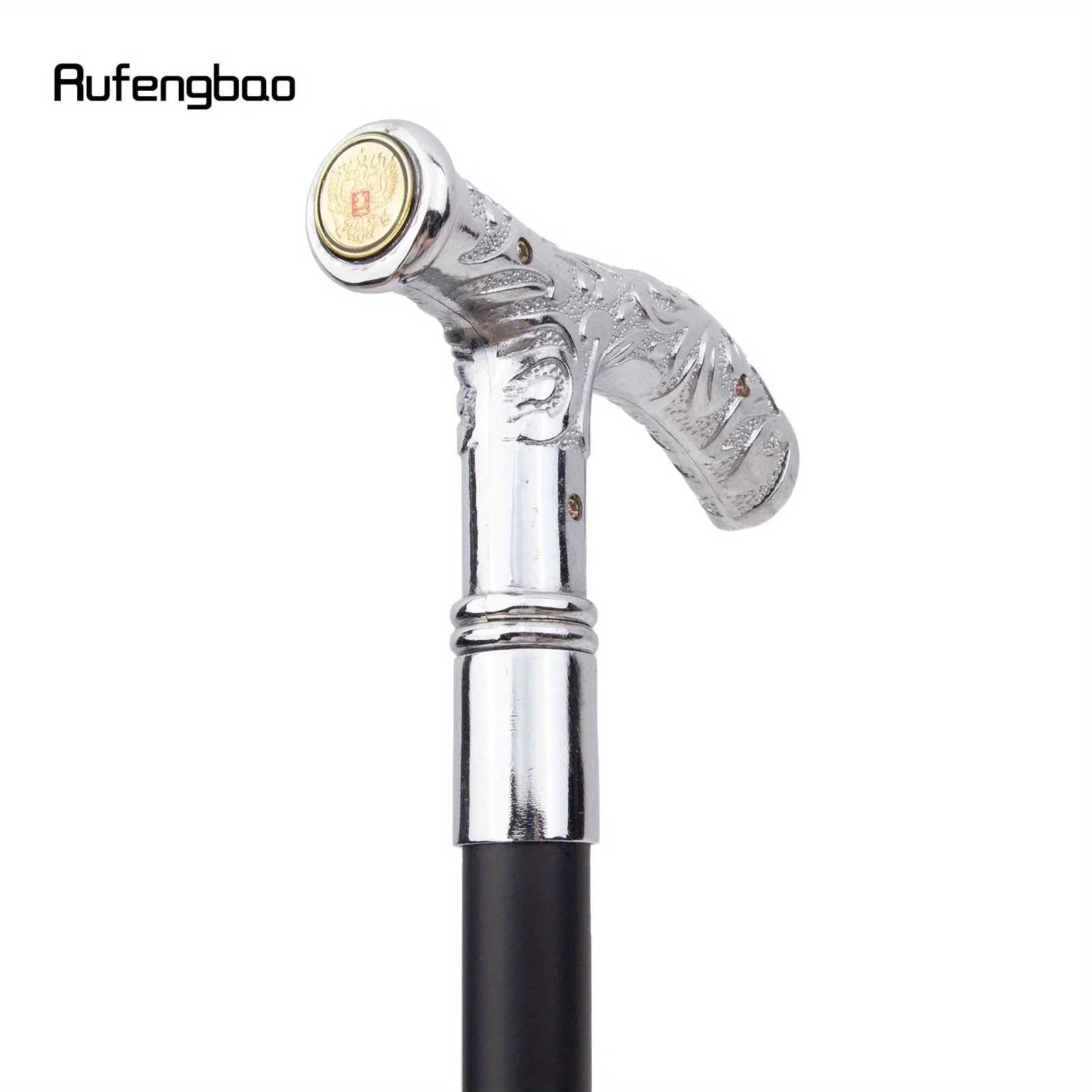 White Flower Eagle Cosplay Walking Cane Fashion Stick Decorative Cane For Halloween For Cosplay And Parties, For Cosplay & Party