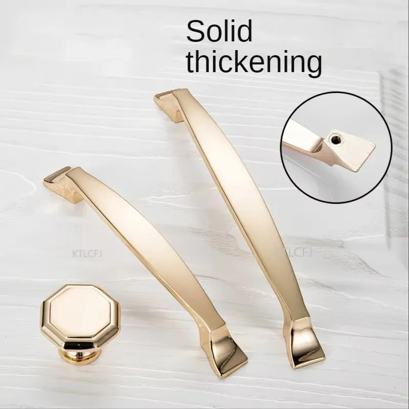 Европейская легкая роскошная золотая ручка шкафа, современная простая ручка для шкафа из розового золота, подвесные дверные ручки и ручки для винного шкафа