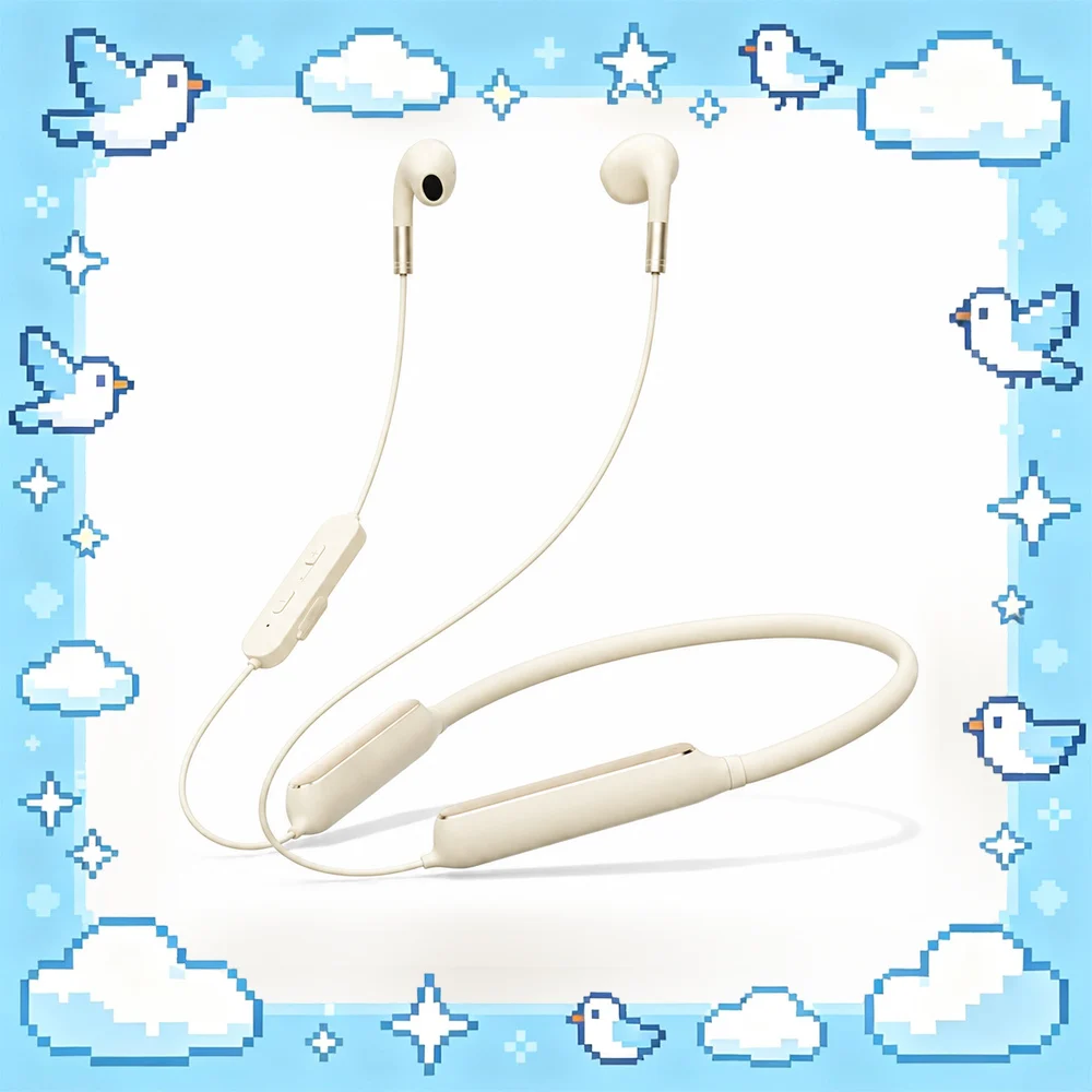 SIBYL L1 Wireless Bluetooth Neckband Earphones Semi In Ear Sports Headphones for Running Daily Use