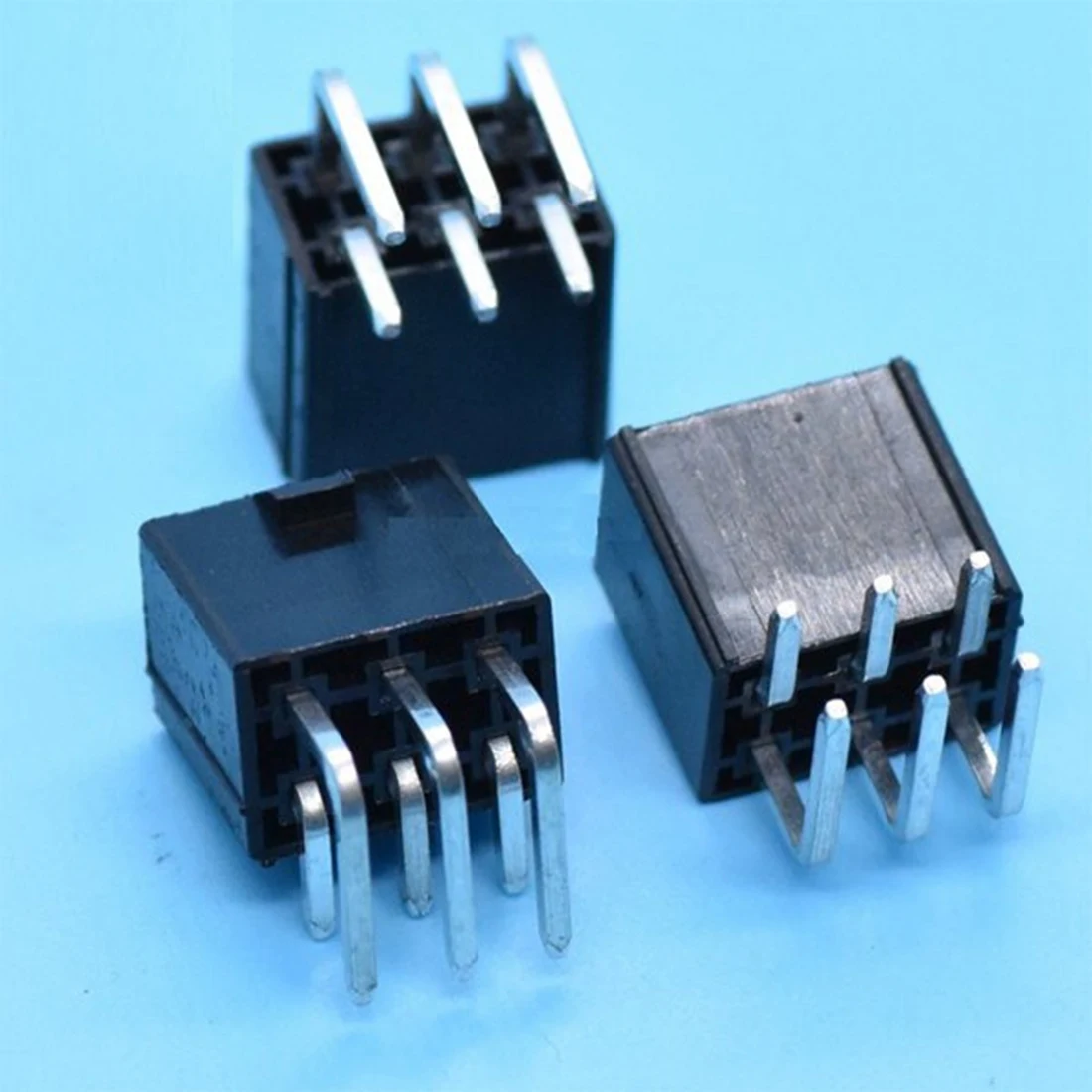 

200Pcs 4.2mm 6P Female Socket Straight/Curved Needle for PC Computer ATX Graphics Card GPU PCI-E PCIe Power Connector