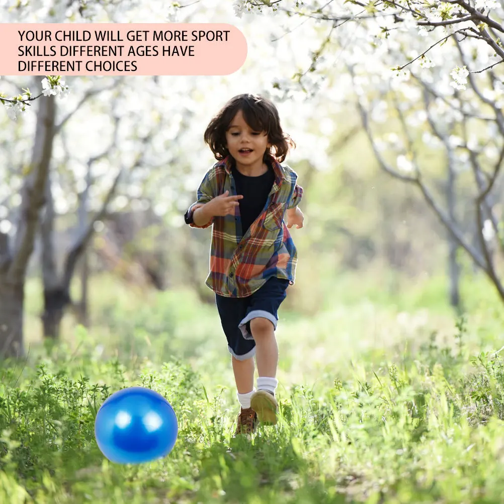 5pcs Pvc Shimmer Ball Kids Catching Throwing Training For Outdoor Indoor Playground Sports Activity Bounce Play Ball