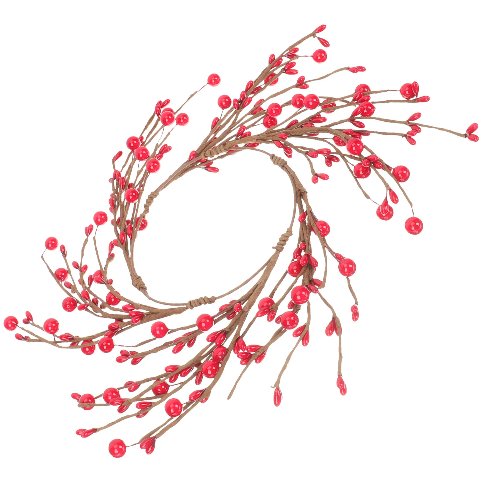 

Christmas Wreath Simulated Berries Simple Design For Holiday Party Decor Xmas Ornament Door Wall Hanging