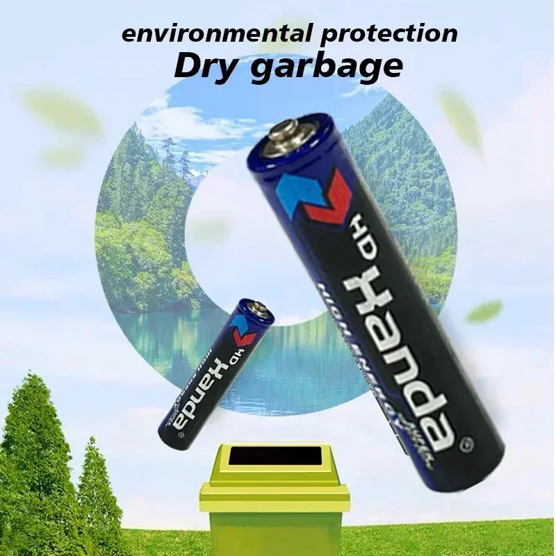 60 Pieces of Carbon-zinc-manganese Dry Batteries, Suitable for Small Toys, Remote Control Clocks, LED Lights, AAA, 1.5V, 70mAh,