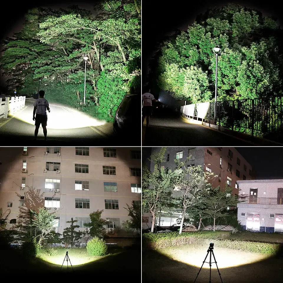 300m Underwater Visible Distance Magnet Rotary Switch waterproof diving torch lantern for Diving Activities