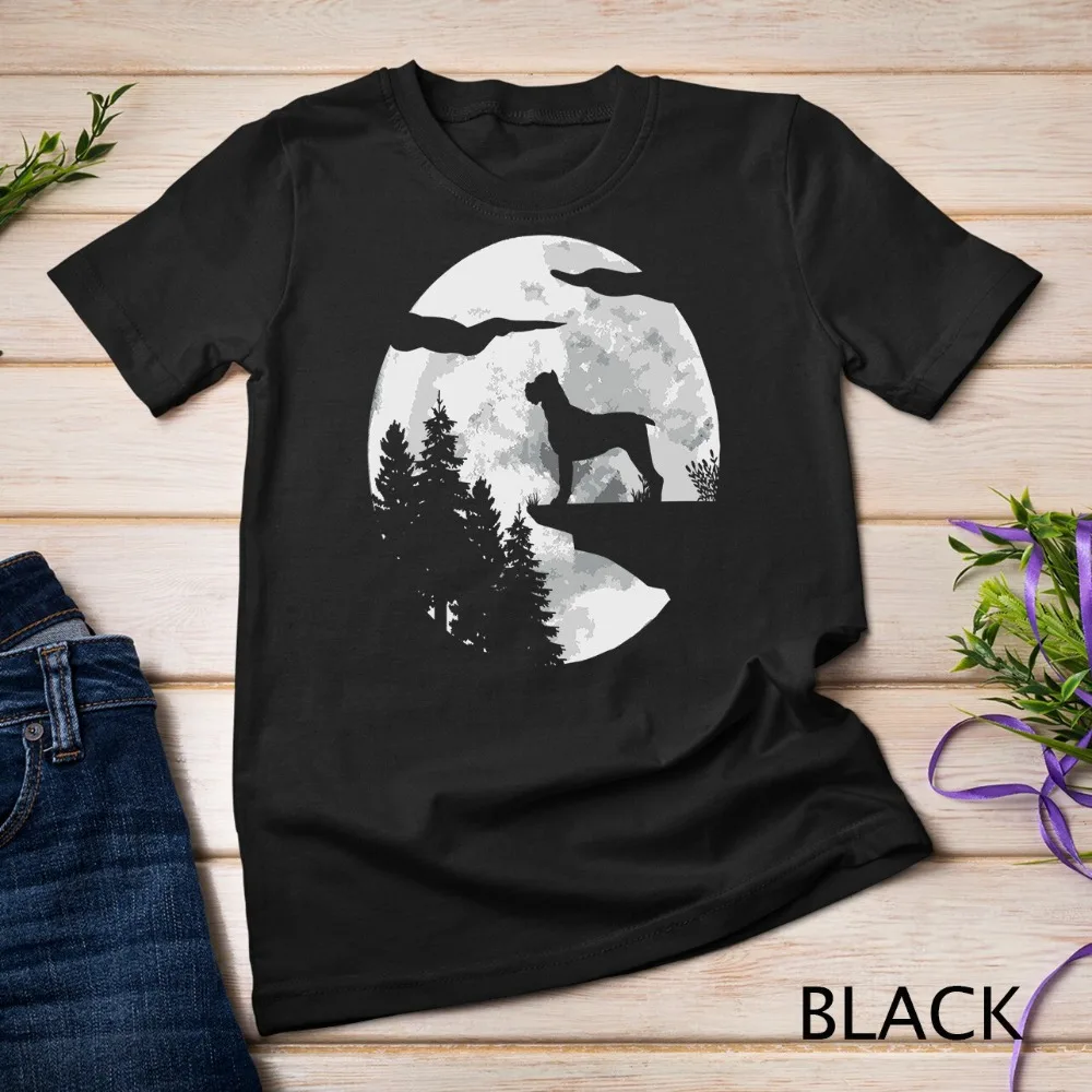Cane Corso Full Moon Night Pet Owner T-shirt Fashionable Casual Summer Short-Sleeve Tshirt Summer Streetwear Personality Y2K Top