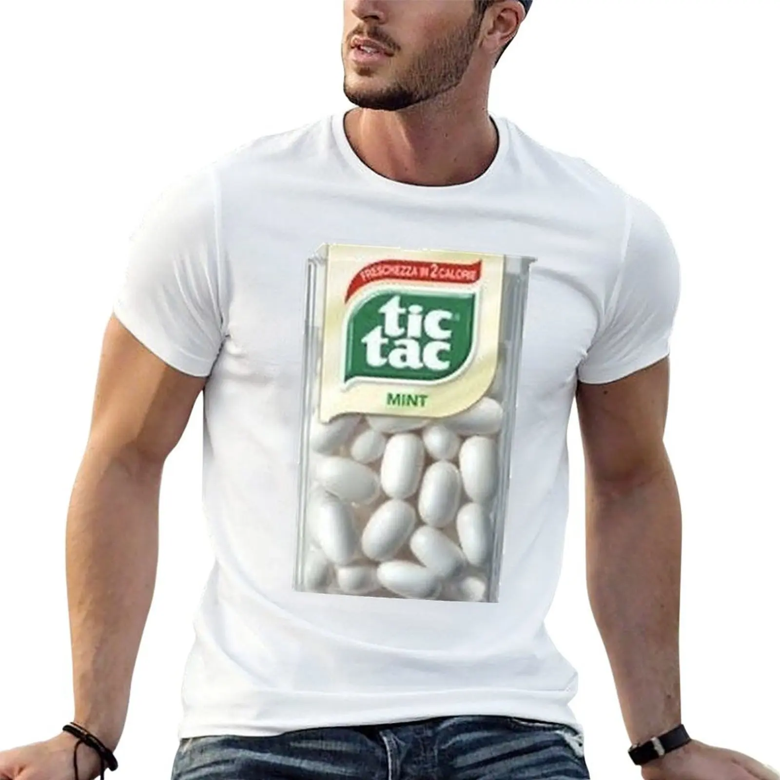 

Tic tac mints T-Shirt cotton t shirts man 100% anime t shirts for man T-Shirt