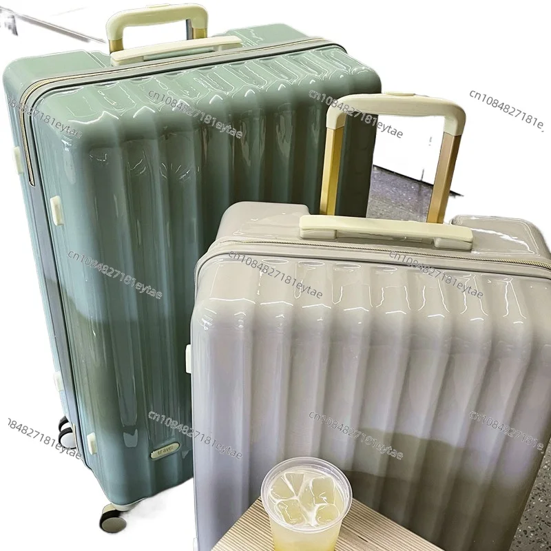 

Luggage, women's model, trolley with zipper, universal wheels 20-inch boarding case, large capacity