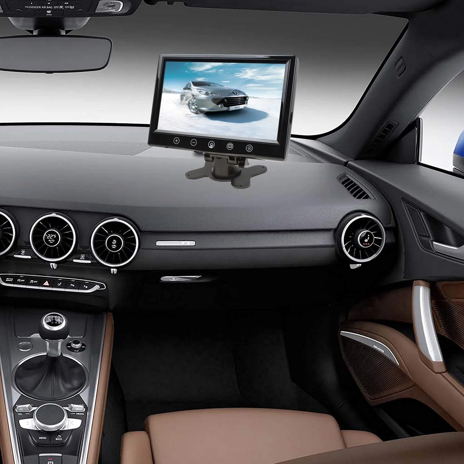 شاشة iPoster 7/9/10.1 بوصة IPS شاشة AHD 1080P / 720P متوافقة مع موصل VGA و4PIN للطيران أنثى لـ MDVR والكاميرات