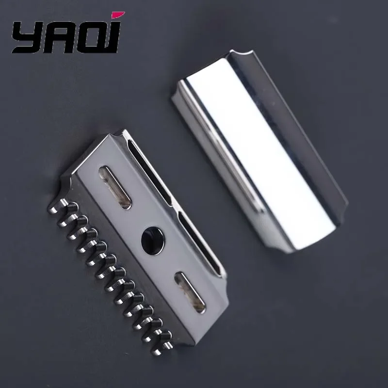 yaqi-vostok-90dc-316-stainless-steel-polished-dual-comb-safety-razor-head-with-09mm-blade-gap