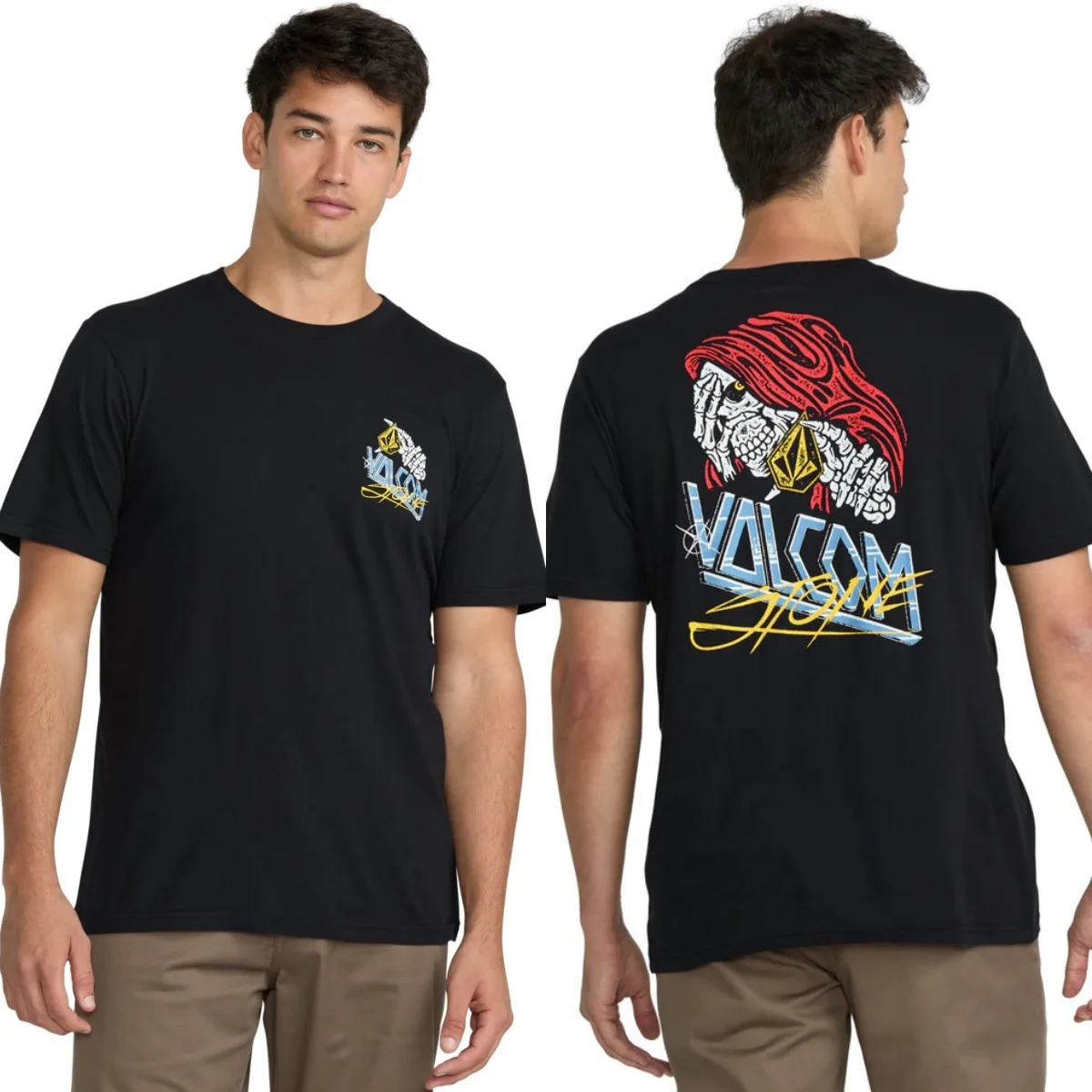 Y2k Volcom Sports Brand T-shirt - Suitable for Daily Outings High-end Luxury Unisex Style Both of Men and Women