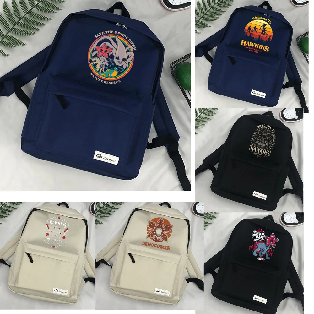 2026 Fashion Hawkins Bagpack Travel School Backpacks Kawaii Fashion Demogorgon Mujer Ladies Plecaki Backpack - zdjęcie 1