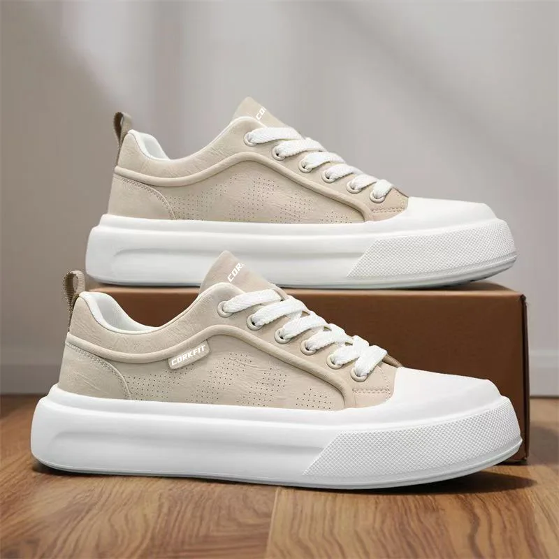 Men's Vulcanize Shoes 2027 Spring New Breathable Comfortable Platform Sneakers for Men's Daily Versatile Casual Sports Shoes