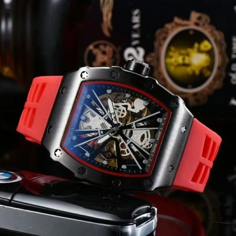 โรงงานอุปทานรูปบาร์เรลดอกไม้กลวงหัวผีวิศวกรรมนาฬิกาอัตโนมัติธุรกิจนาฬิกาผู้ชาย