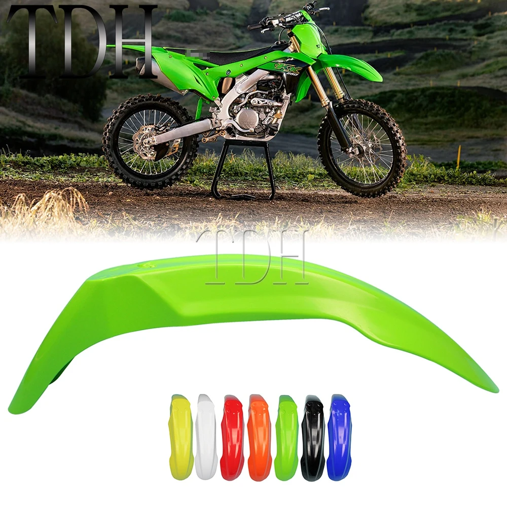 Dirt Bike Front Fender Mudguard Off Road MX Supermoto For Kawasaki KLX110 KLX125 KLX140L KLX250 KLX250R KLX Enduro Mud Guard