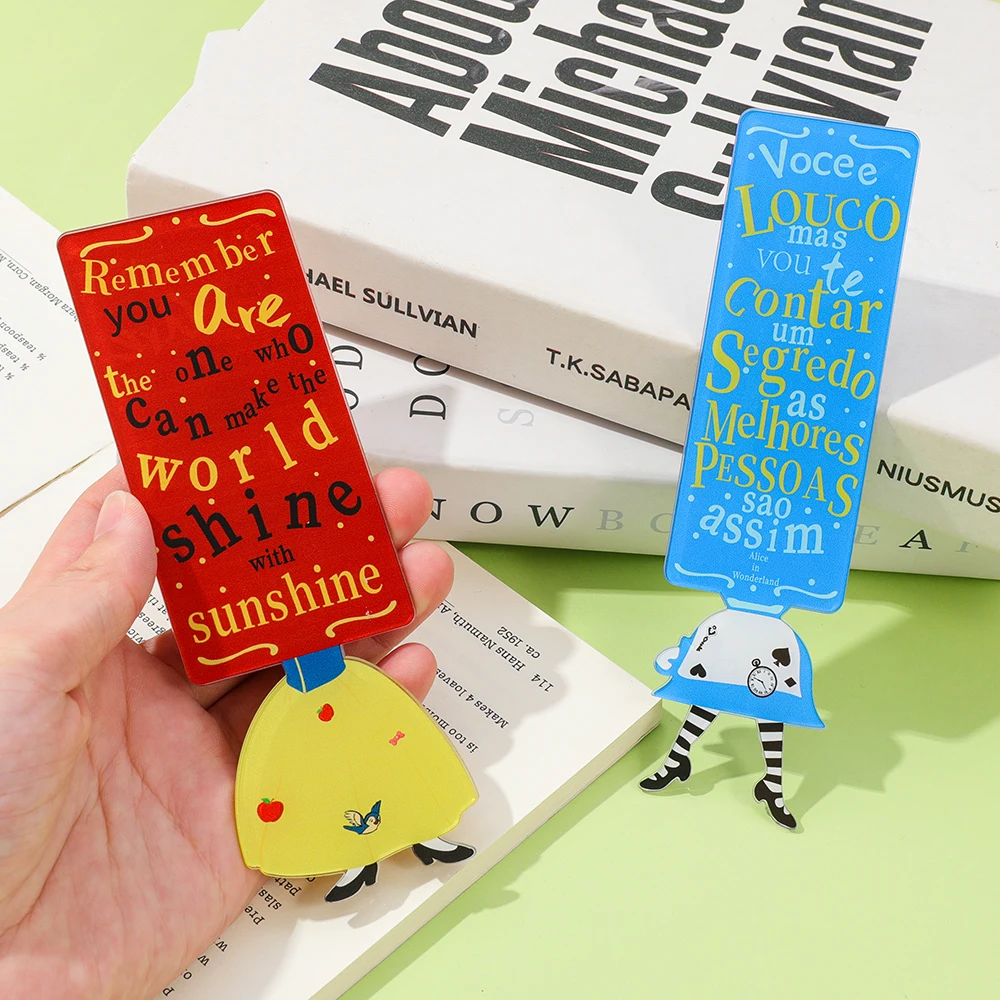 Home Office And Library - Alice in Wonderland Acrylic Bookmark for