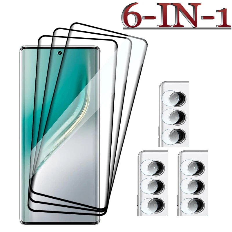 

New Generation 3D Curved Glass For Tecno Camon 40 Pro Tempered Glass Screen Protector Camon 40pro Soft fiber Lens film