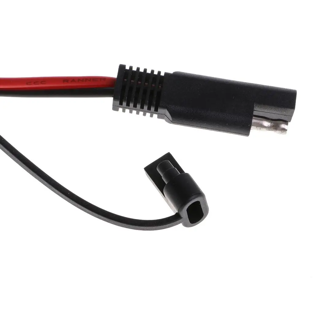 

Black Motorcycle USB Adapter Flame Retardant High Power Cable Kit for Cellphone Tablet Charging