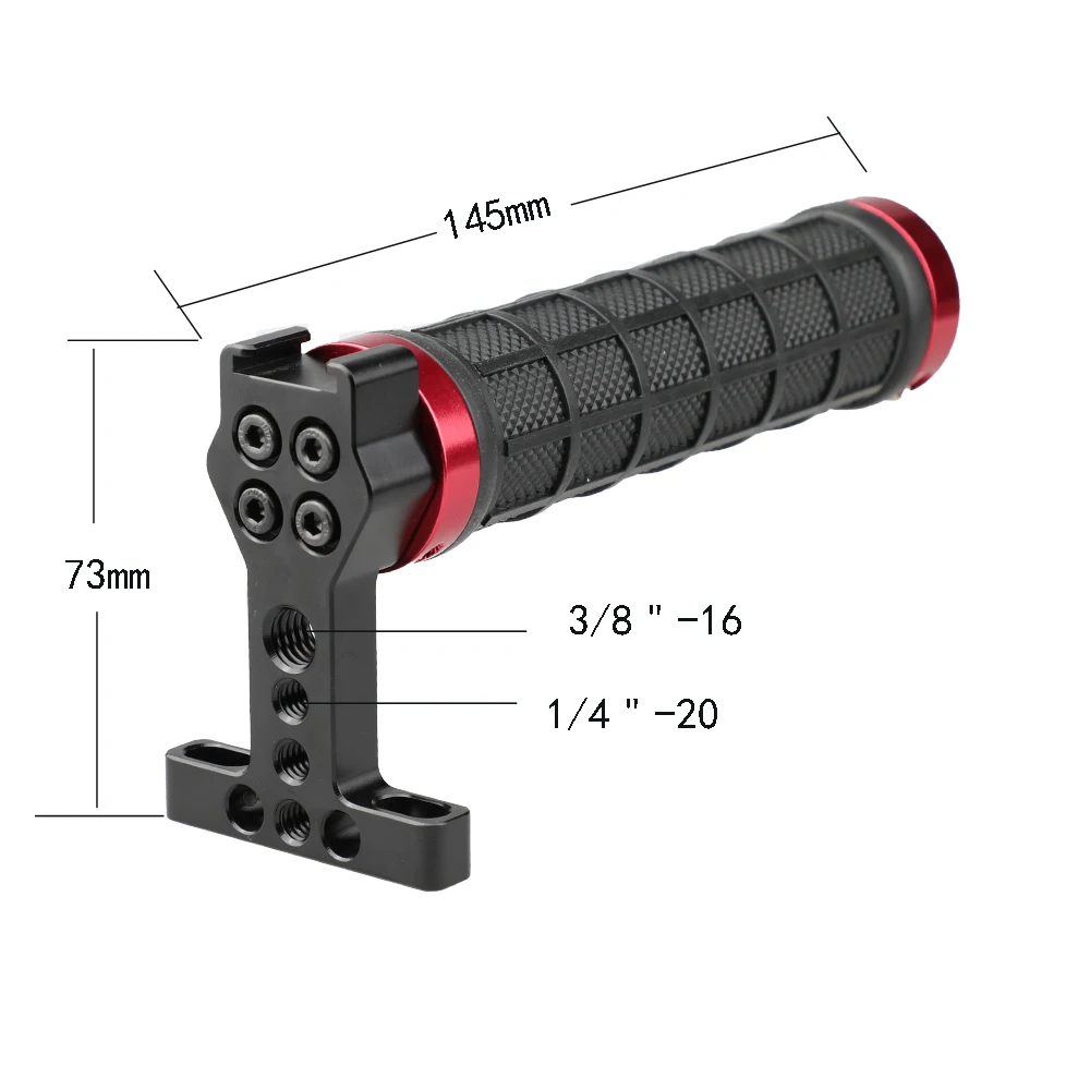 CAMVATE Máy Ảnh Đa Năng Đầu Cao Su Chiếc Vòng Tay Với 1/4 "-20 3/8"-16 Lỗ Gắn Cho Máy Ảnh DSLR khung Máy Ảnh Giàn Khoan Hỗ Trợ Hệ Thống