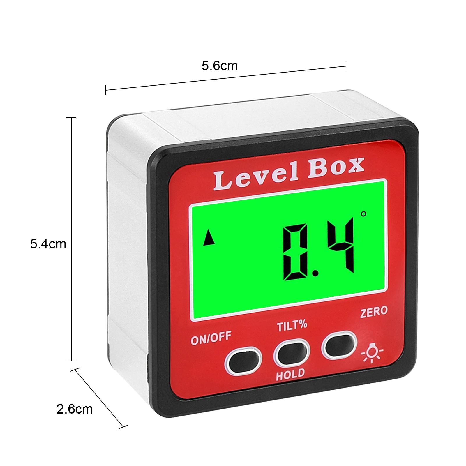 Buscadores de ángulo digitales electrónicos automáticos, Mini LCD retroiluminado para carpintería, mampostería, goniómetros, probador, herramientas de medición de ángulo