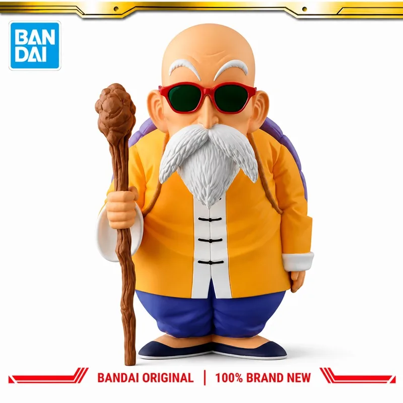 In Stock Bandai Original Banpresto Dragon Ball Master Roshi Action Figure Model Doll Brand New Boxed Anime Characters Toys Model
