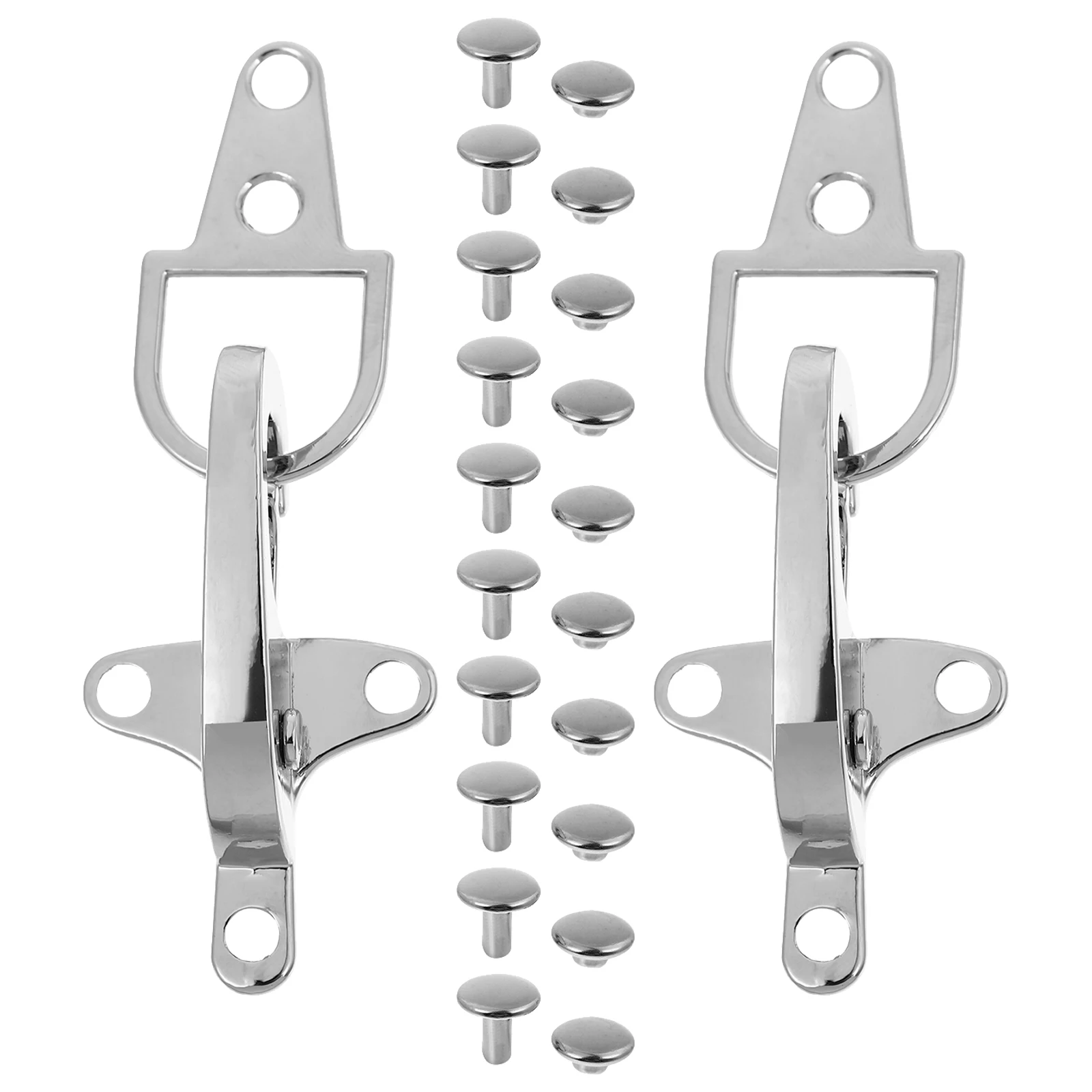 2 أزواج الفضة 5 سنتيمتر أسفل سترة حزام أبازيم أزرار معدنية التعشيق موصل الخصر DIY أبازيم الطائرة الزخرفية