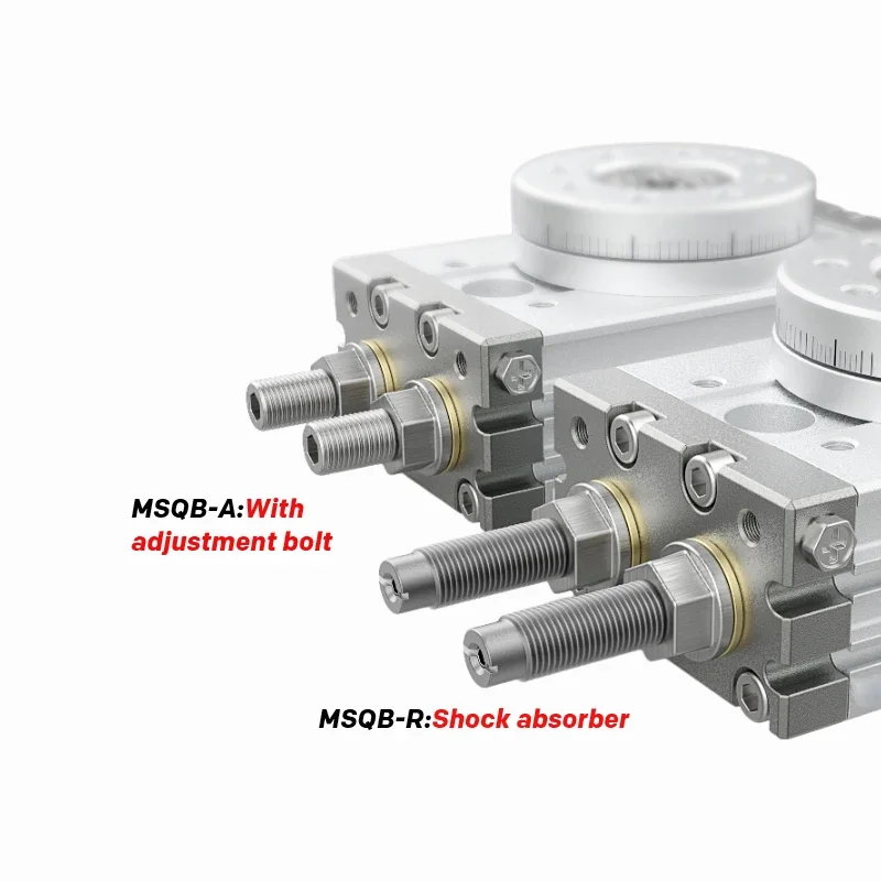 SMC Type MSQB70A MSQB70R  MSQB100R MSQB100A Rotary Pneumatic Cylinder MSQB50R Adjustable 0-190 degrees