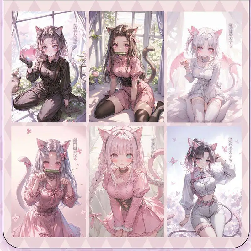 demon-slayer-blade-color-paper-second-bullet-collection-card-large-hidden-acrylic-gilded-commemorative-color-paper-art-pieces