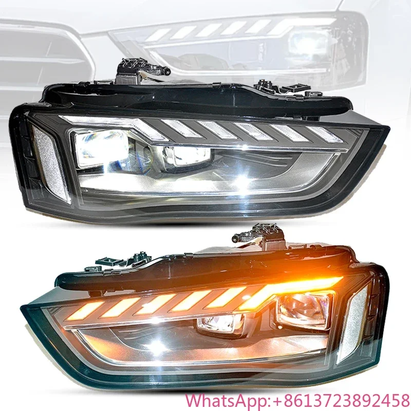 

led matrix headlamp light dynamic for au,di A4 B8 PA parts accessories lamp light 2013 2014 2015 2016