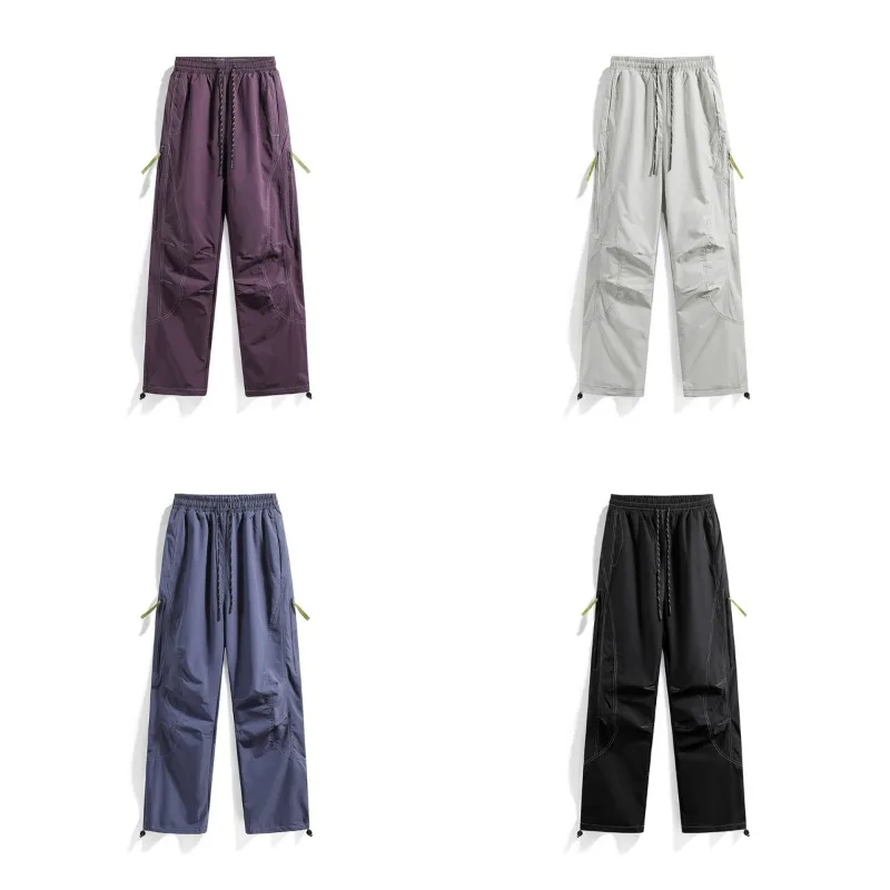 

Универсальные повседневные брюки для тренировок на открытом воздухе, широкие, с высокой эластичностью, легкие, дышащие, модные