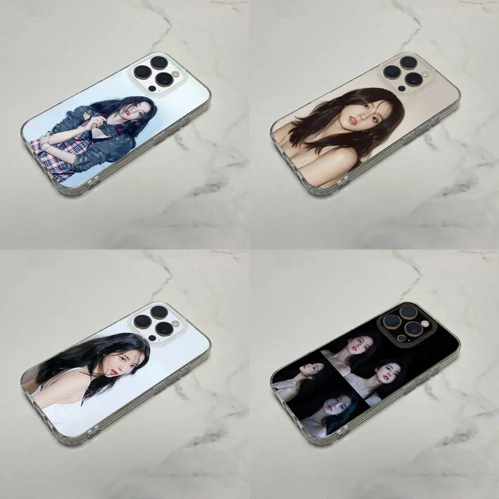 

J-Ji S-Soo J-Jisoo Phone Case For iPhone 16,15,14,13,12,11 Plus,Pro,Max,XR,XS,Plus,E,SE4,Mini Transparent Cover