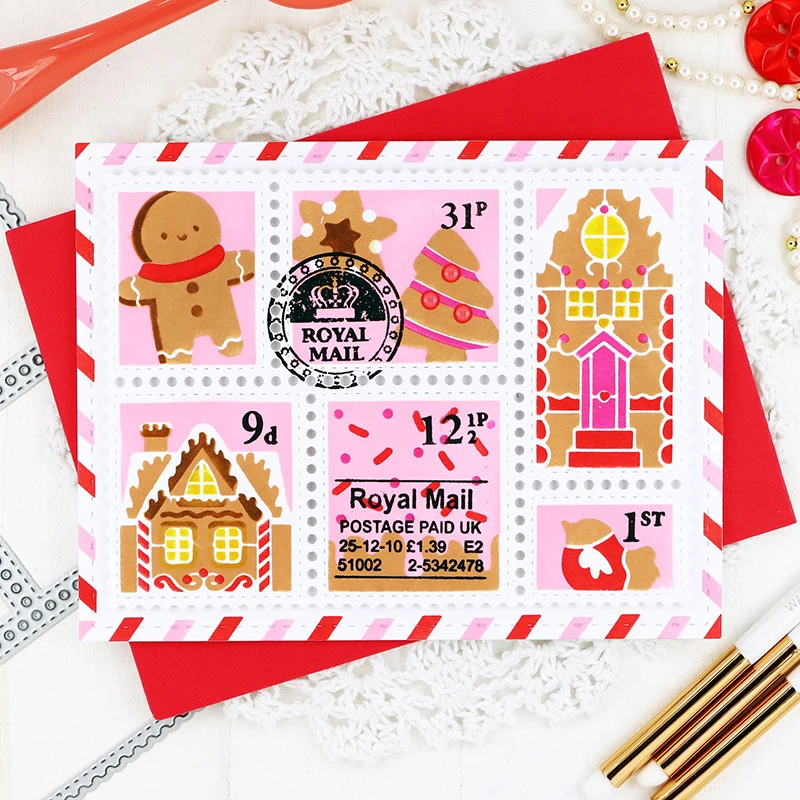 2024 July New Royal Mail Postage Clear Stamps and Scrapbooking For DIY Crafts Greeting Card Making Without Metal Cutting Dies