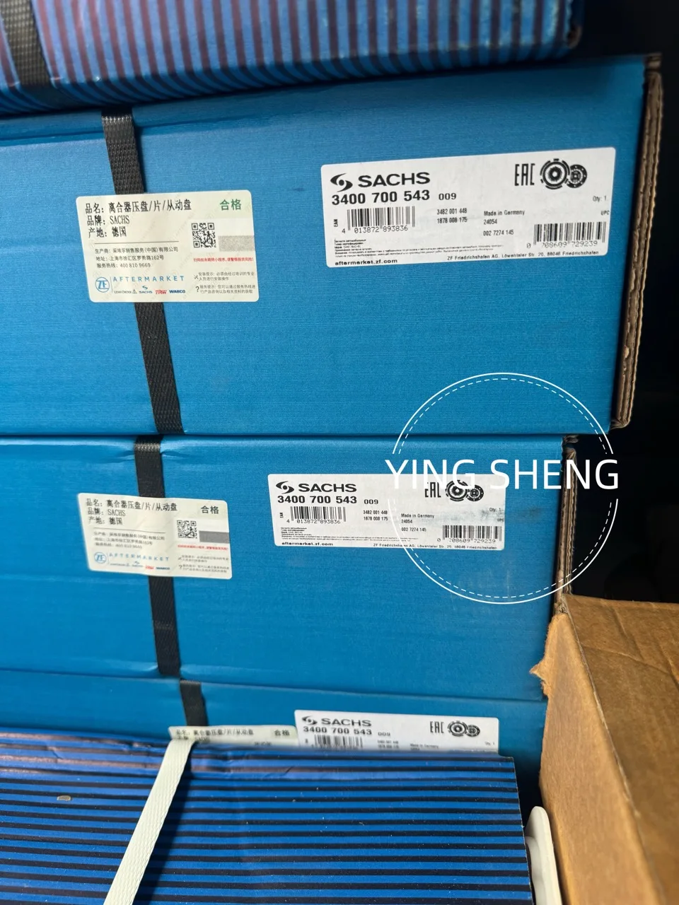 طقم القابض الأصلي 430 مم 3400700543 SACH 3400 700 543 لـ ACTROS MP4