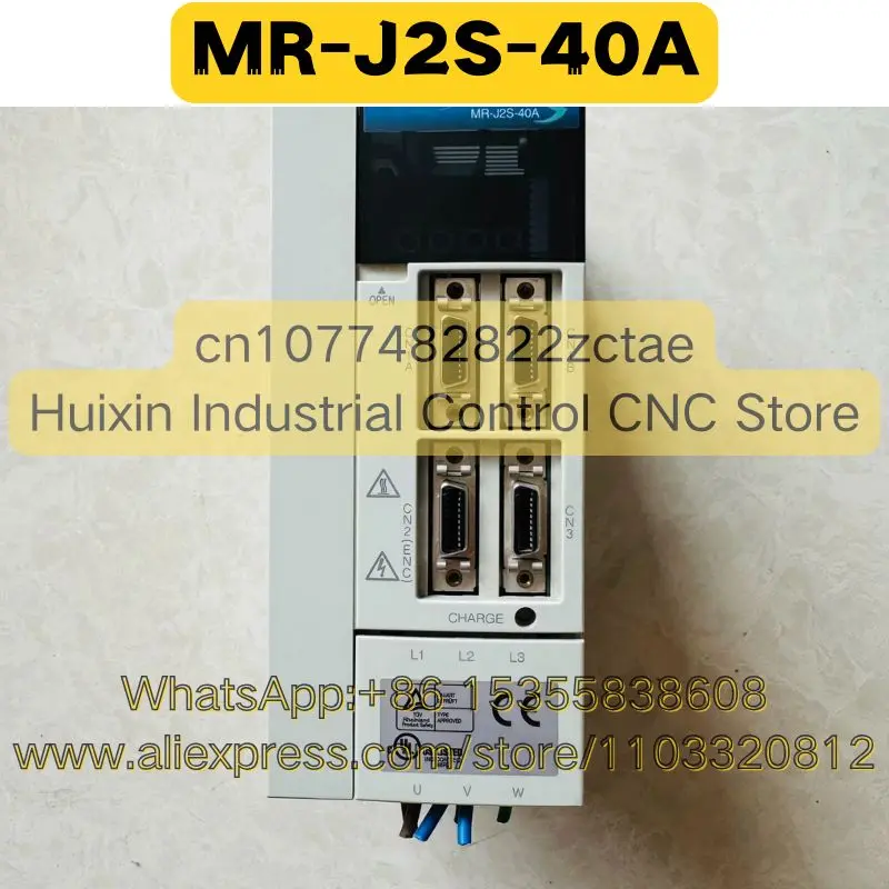 Second-hand Servo Drive MR-J2S-40A MR J2S 40A Normal Function Tested OK