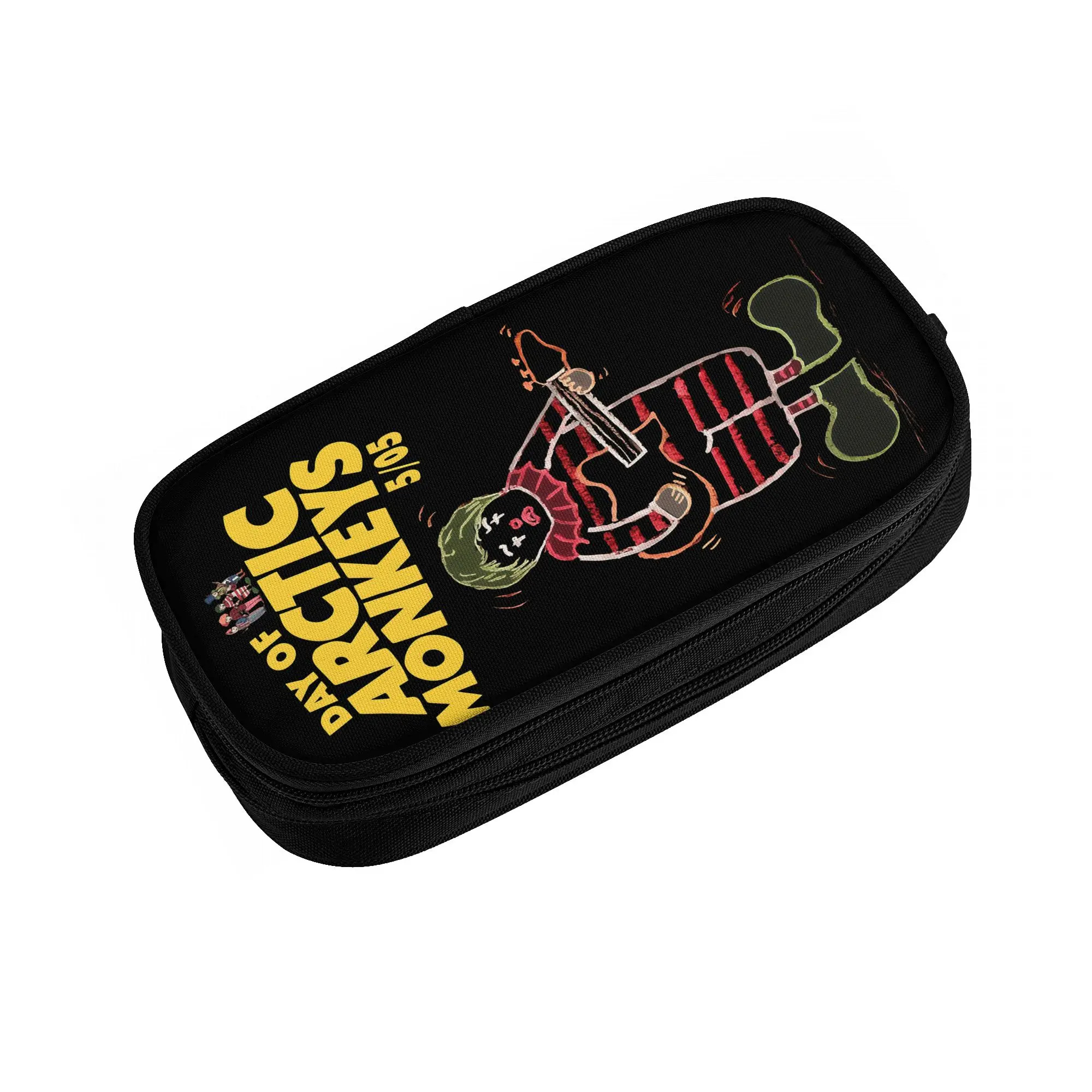 English Rock Band Arctic Monkeys  Pencil Case for Boys Girls Large Capacity  Pen Bag Box School Supplies