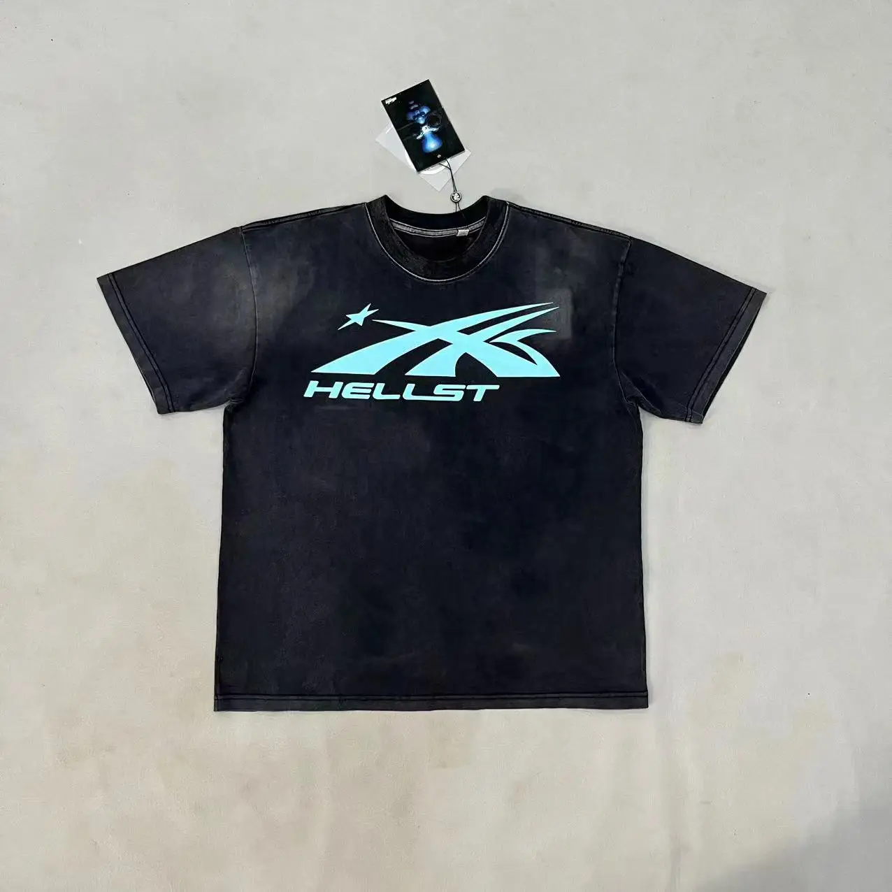 

Hell Star ort Sve Tee Loose Fit Pure Cotton Youth Summer T-irt Breathable Skin-Friendly round Ne Casual Tee