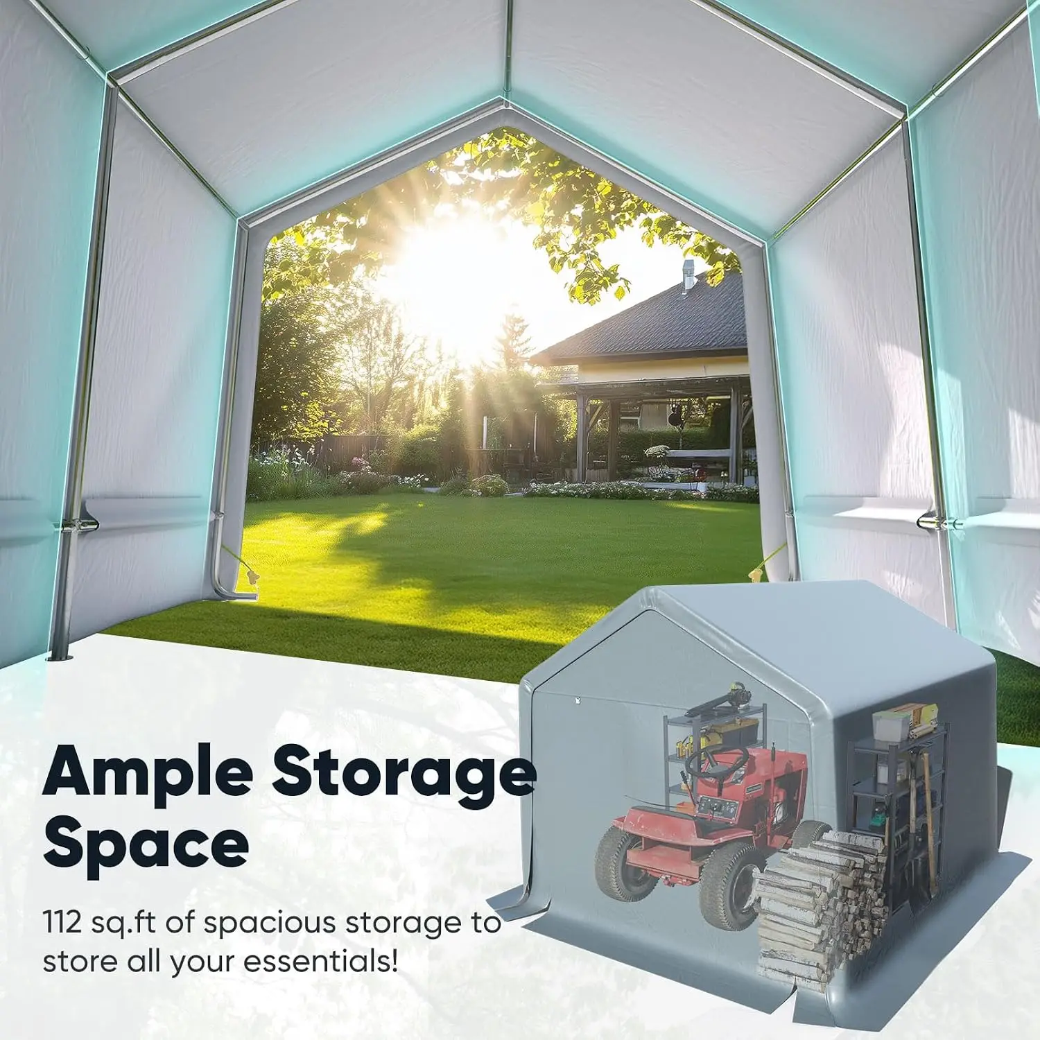 Large Outdoor Storage Shed Mul - Heavy Equipment Yard review and price